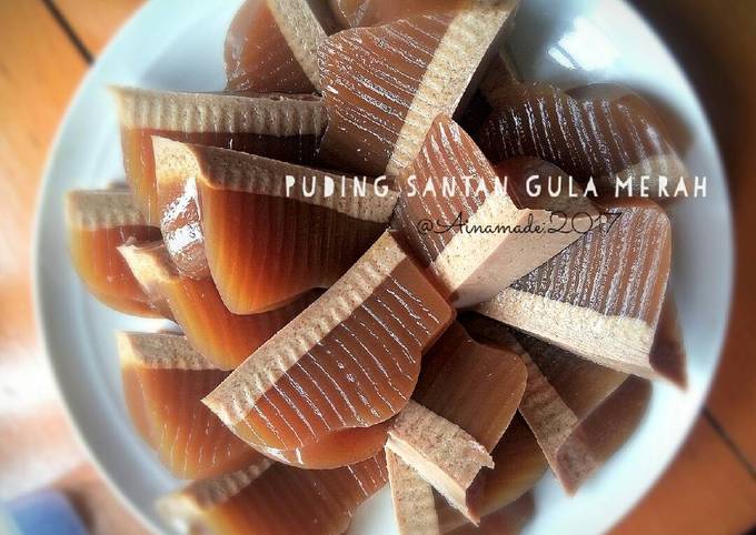 Puding Santan Gula Merah