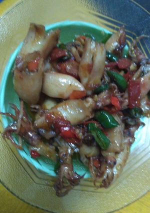 Foto resep Cumi asin manis