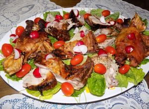 Una foto de Lechoncito argentino al horno
