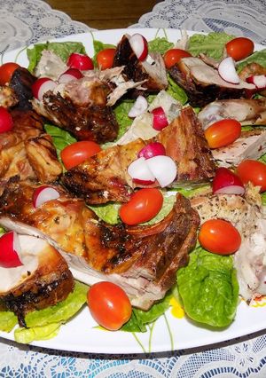 Una foto de Lechoncito argentino al horno