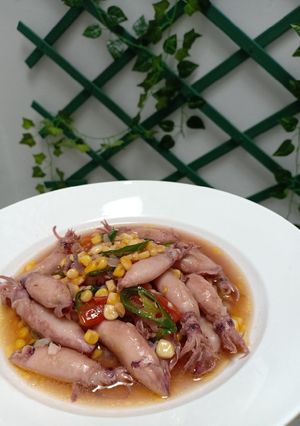 Foto resep Tumis Cumi Asin Jagung Pipil