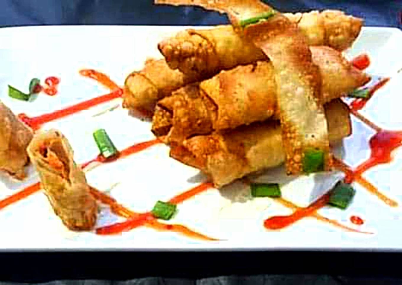 Chicken cheese Tandoori roll🌯