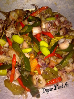 Foto resep Tumis Cumi Asin Cabe Ijo