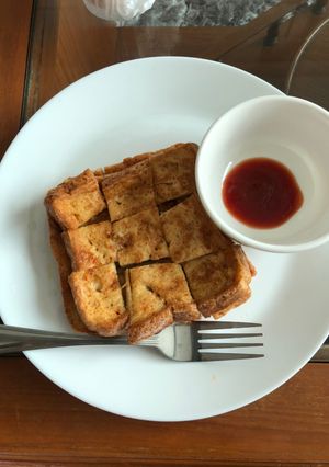 รูปของ ขนมปังทอดไข่