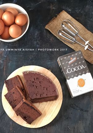 Foto resep Kue Butter Ubi Ungu Coklat Magic Com ala #dapurnyaumminyaaisyah