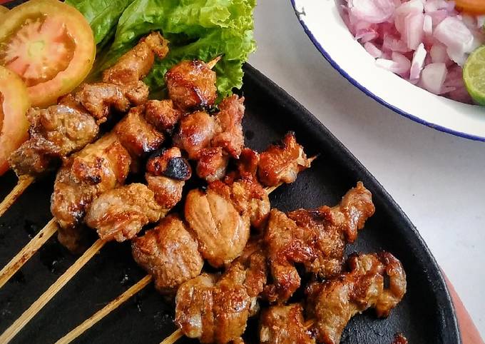 Langkah Mudah untuk Menyiapkan Sate kambing madura, Lezat Sekali