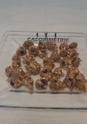 Una foto de 26. Bolitas de blueberry proteicas