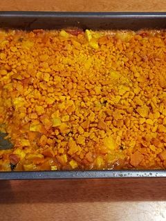 A picture of Cheesy Squash Casserole.