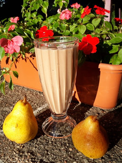 Una foto de Smoothie pera y cacao