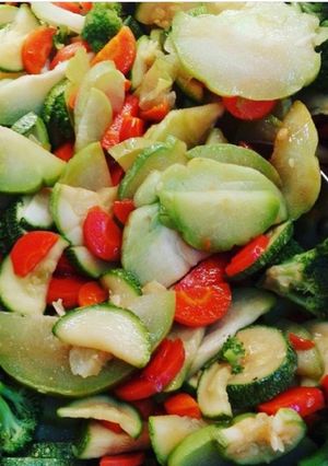 Una foto de Verduras Teriyaki