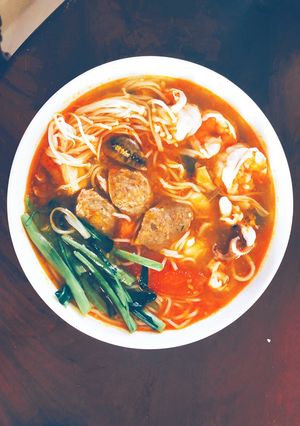Hình của món Bún Thái.