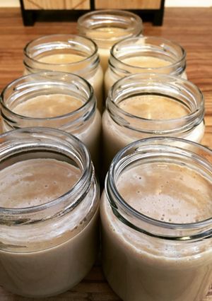 Une photo de Crème café façon danette