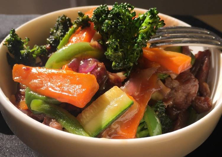 Steps to Make Award-winning Easy beef stirfry