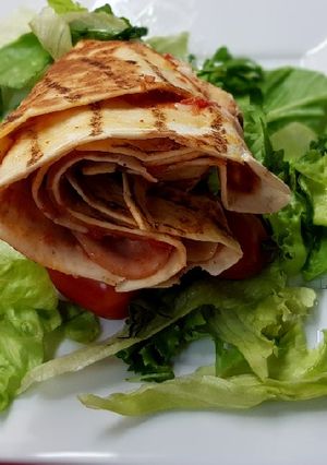 Φωτογραφία της συνταγής Πίτσα χωνάκι με τορτίγια