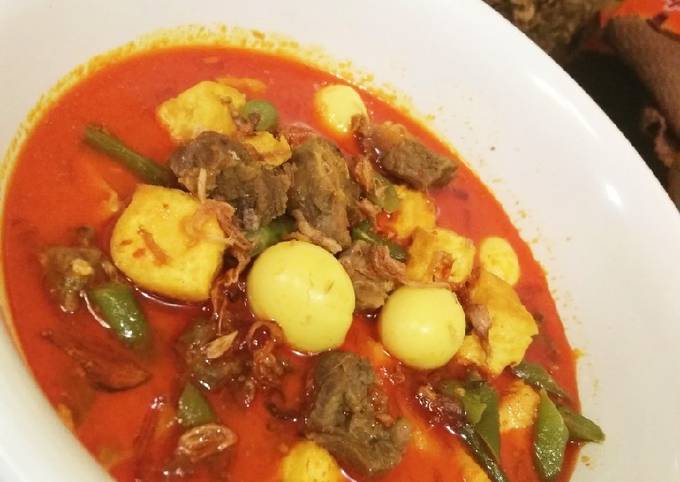 Gulai Gurih Buncis komplit