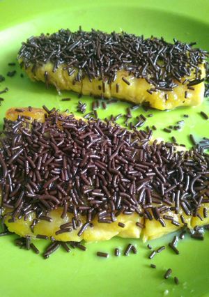 Foto resep Pisang panggang coklat