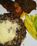 Arroz de lentejas crujientes