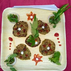 A picture of Green Gram Cutlet.