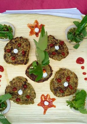 A picture of Green Gram Cutlet.