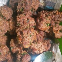 A picture of Crazy Meat balls.