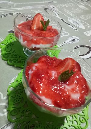 صورة لوصفة تحلية الفراولة 🍓