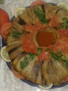 صورة لوصفة مقلوبة باذنجان