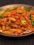 Korean Side Dish: Stir-Fried Fish Cake with Onion