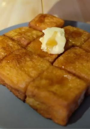 A picture of Hong Kong style French toast.