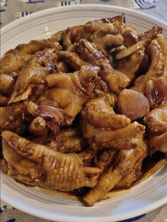 A picture of Chicken Feet Adobo.