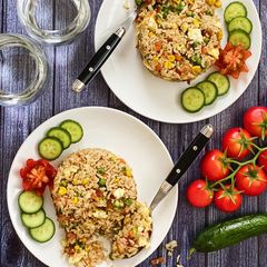 A picture of Bacon Fried Rice.