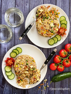 A picture of Bacon Fried Rice.
