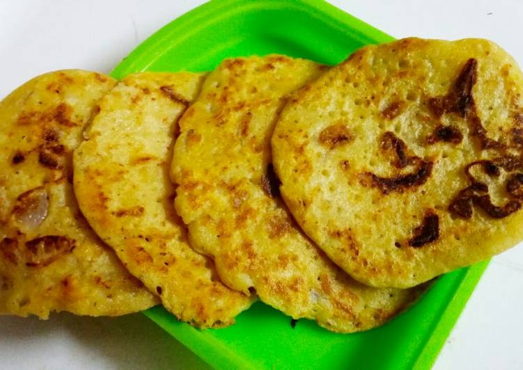 Steps to Make Perfect Mini Besan pancakes