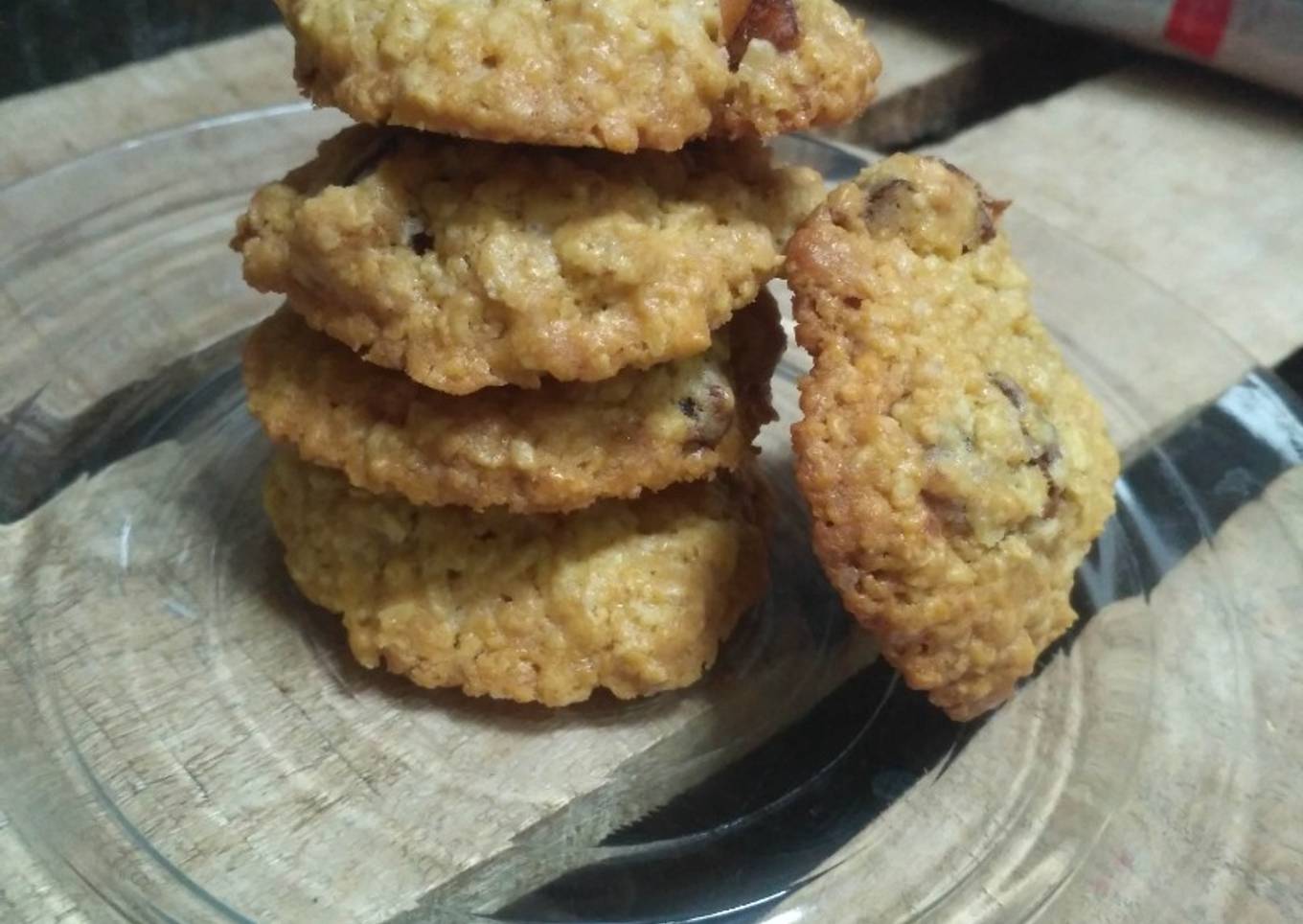 123. Oatmeal Dates Cookies (Kue kering Oatmeal Kurma)