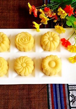 Hình của món Bánh đậu xanh ướt.