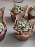 Muffins de limón y pistacho