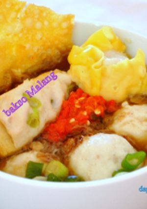 Foto resep Bakso Malang (Daging Ayam)