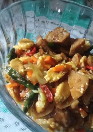 Foto resep Tumis Campur (Jagung muda+bakso+kobis+wortel)