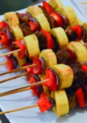 A picture of Plantain kebab recipe 1.
