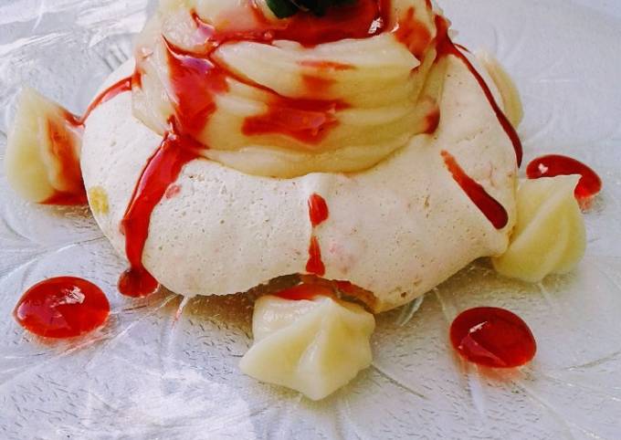 Merengue y crema pastelera sin azúcar apto diabéticos y celíacos