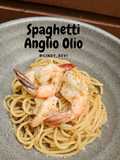 Spaghetti Anglio Olio (with prawn)