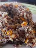 Quinoa tricolor con zanahoria y shiitake