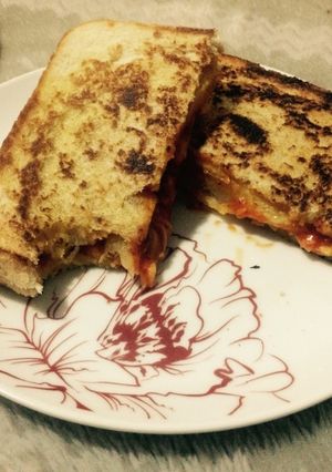A picture of 3 C's toasted sandwiches.