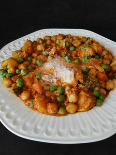 Una foto de Cazuela de garbanzos