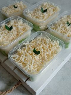 Foto resep Setup Roti Tawar Pandan Keju