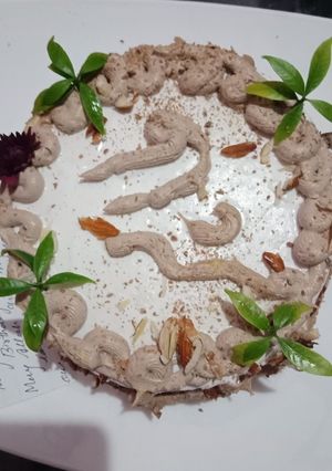 A picture of Creamy eggs cake.