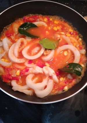 Foto resep Cumi-cumi Saos Padang