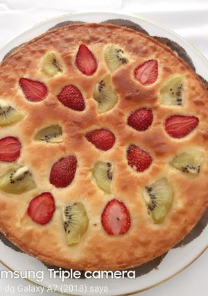 Foto resep Fruit pastry cake