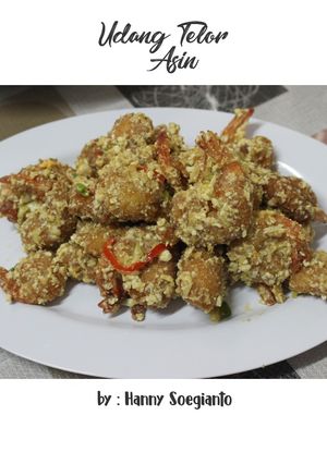 Foto resep Udang Telor Asin Spesial (Gampang Banget)
