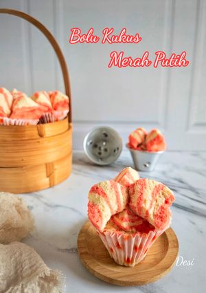 Foto resep Bolu Kukus Merah Putih