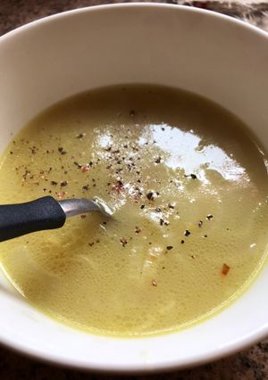Una foto de Sopa de cebolla